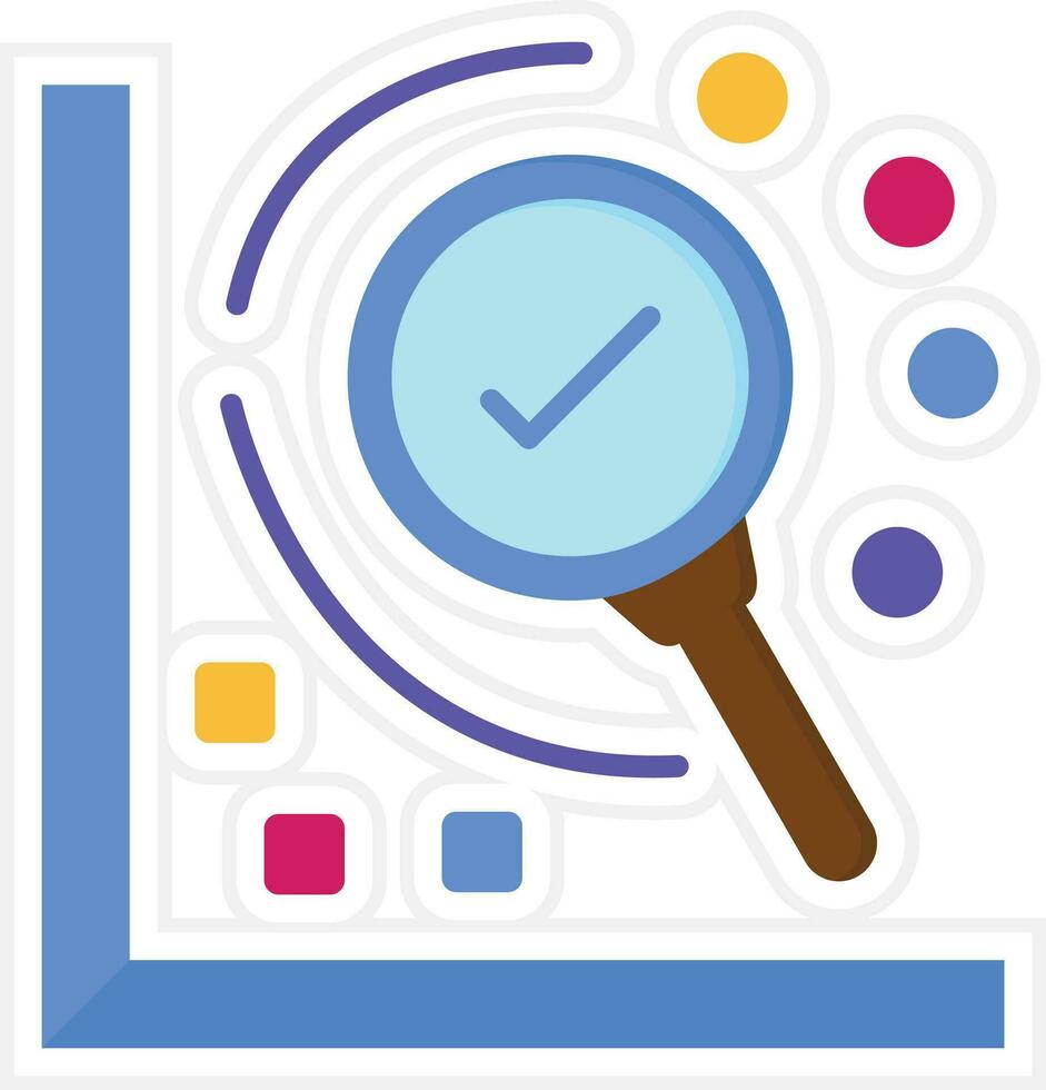 Cluster Analysis Vector Icon