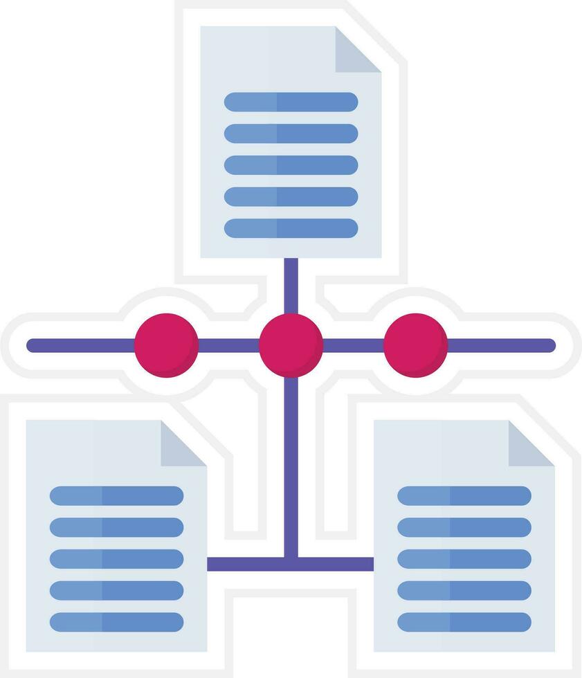 Linked Data Vector Icon