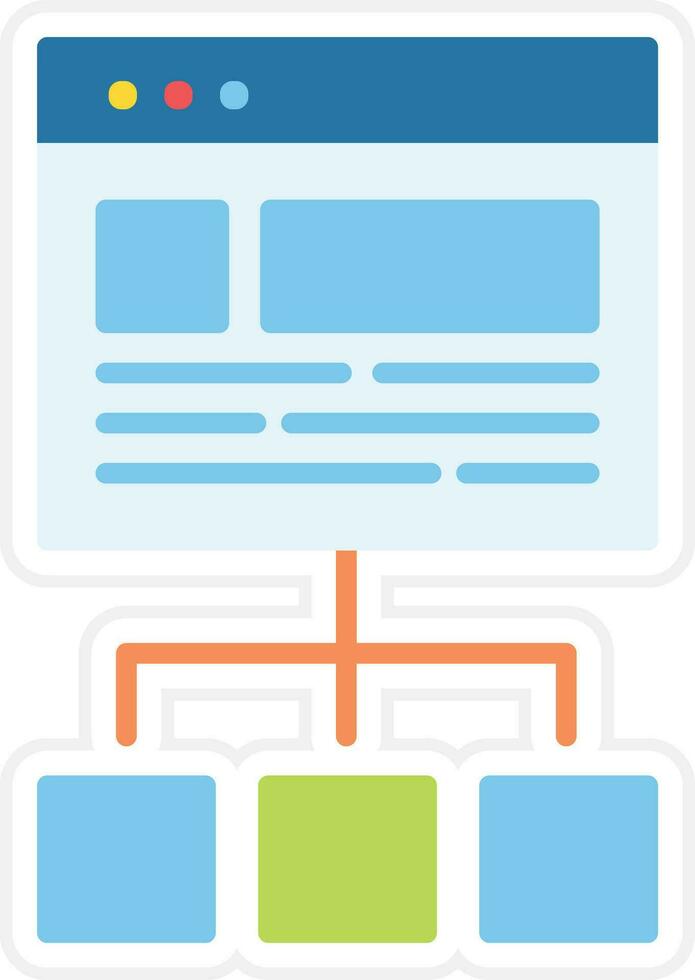 Website Structure Vector Icon