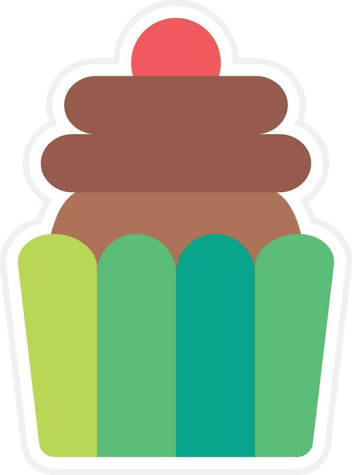 Cupcake Vector Icon