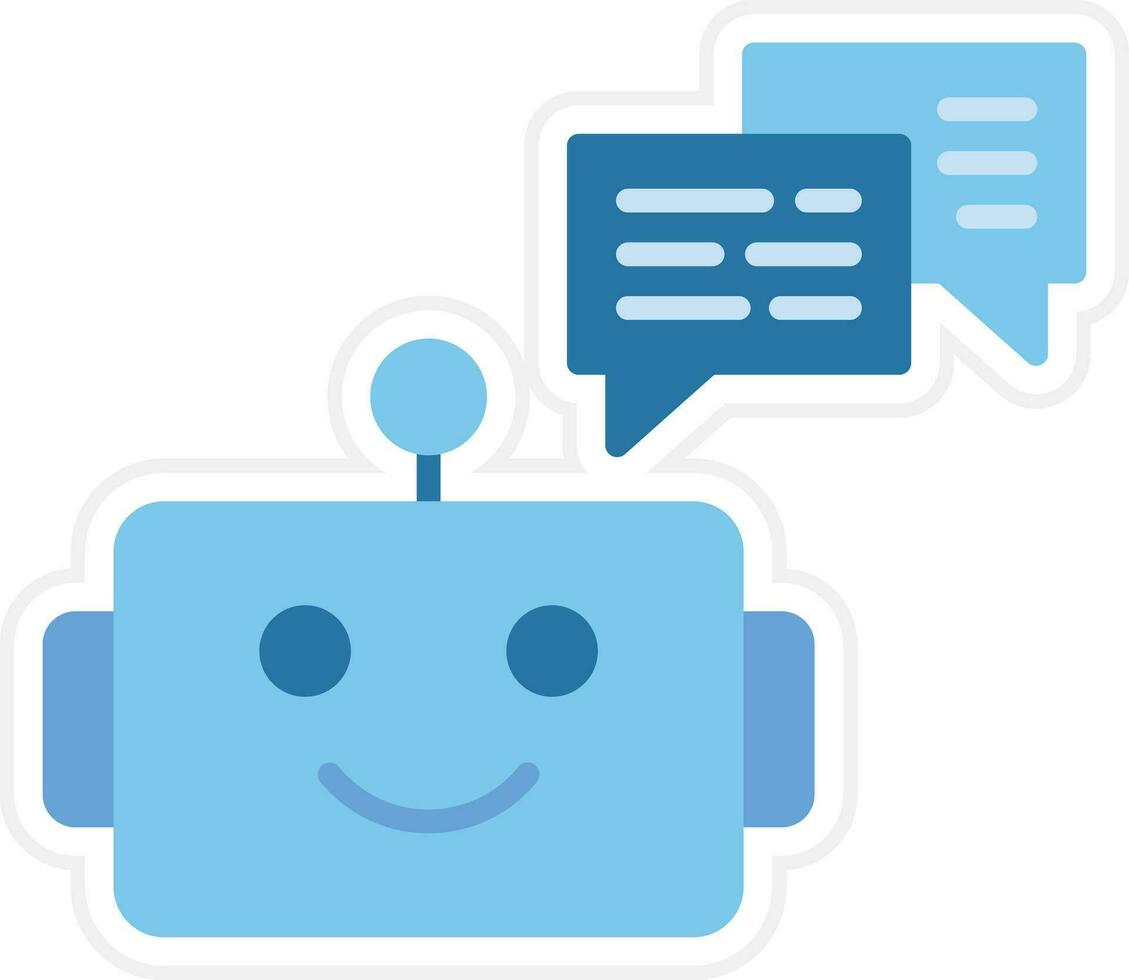 Chat Bot Vector Icon