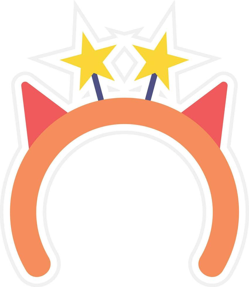 Birthday Headband Vector Icon