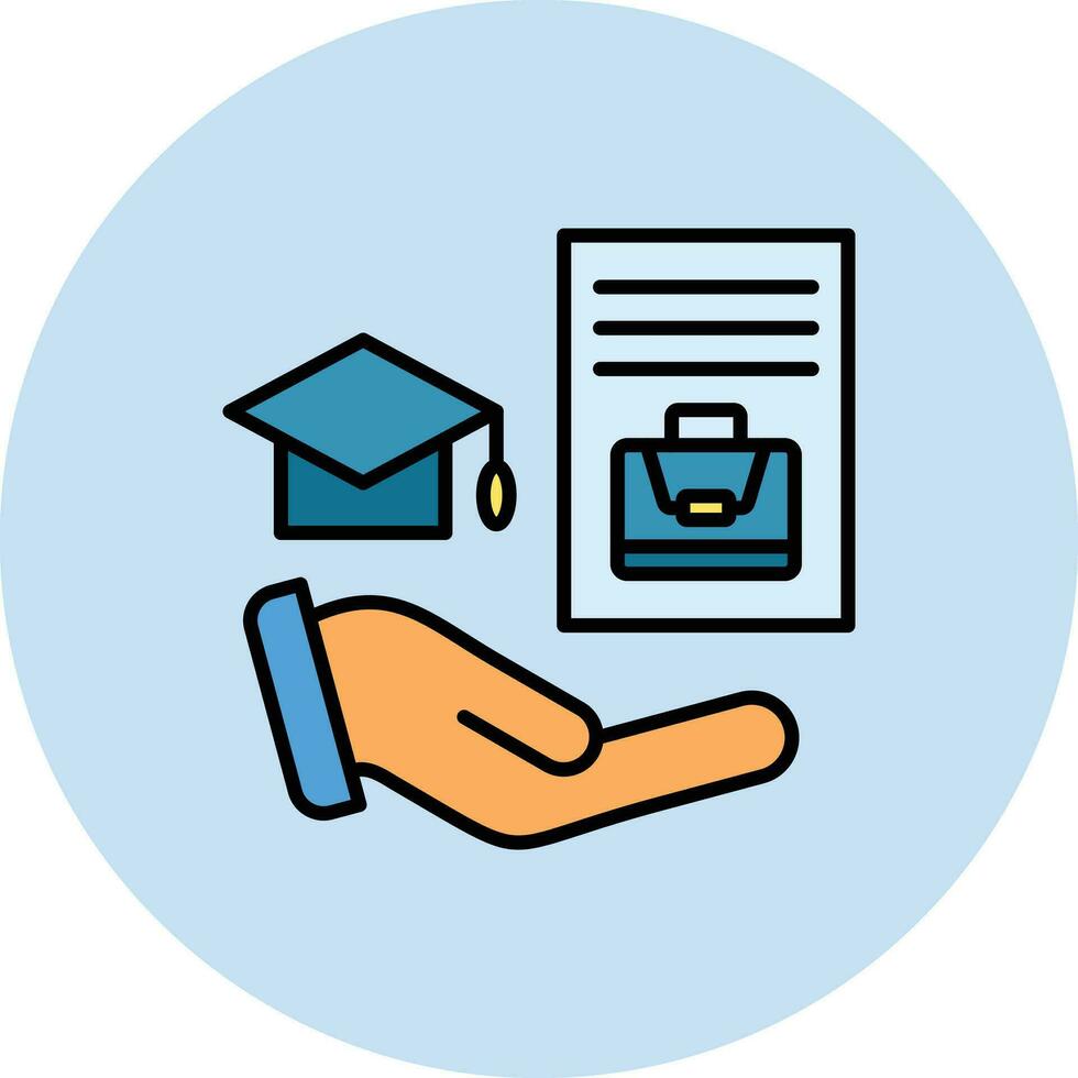 On the job Training Vector Icon