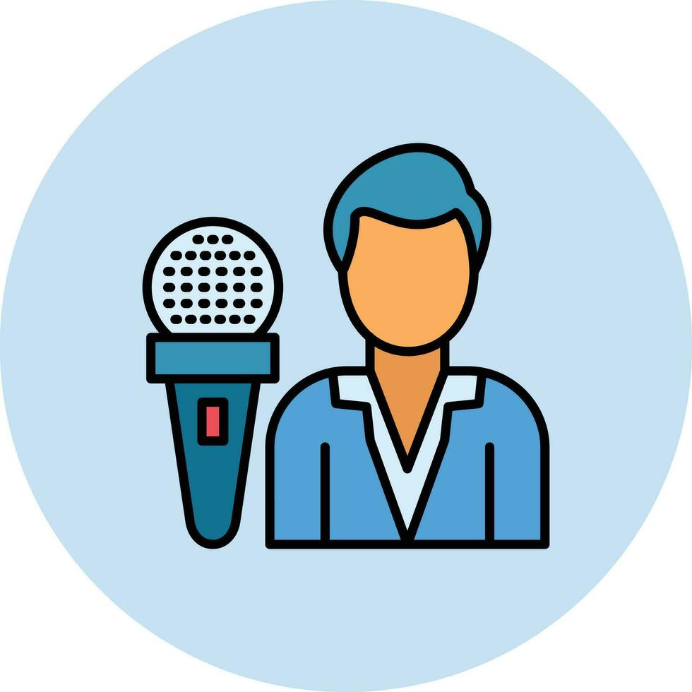 Presenter Male Vector Icon