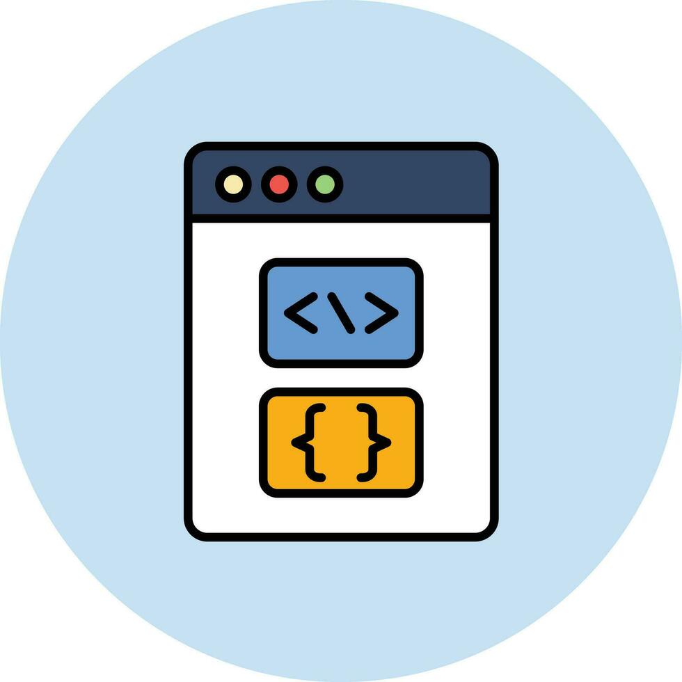 Programming Language Vector Icon