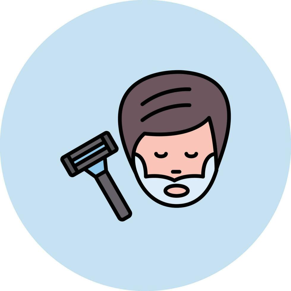 afeitado vector icono
