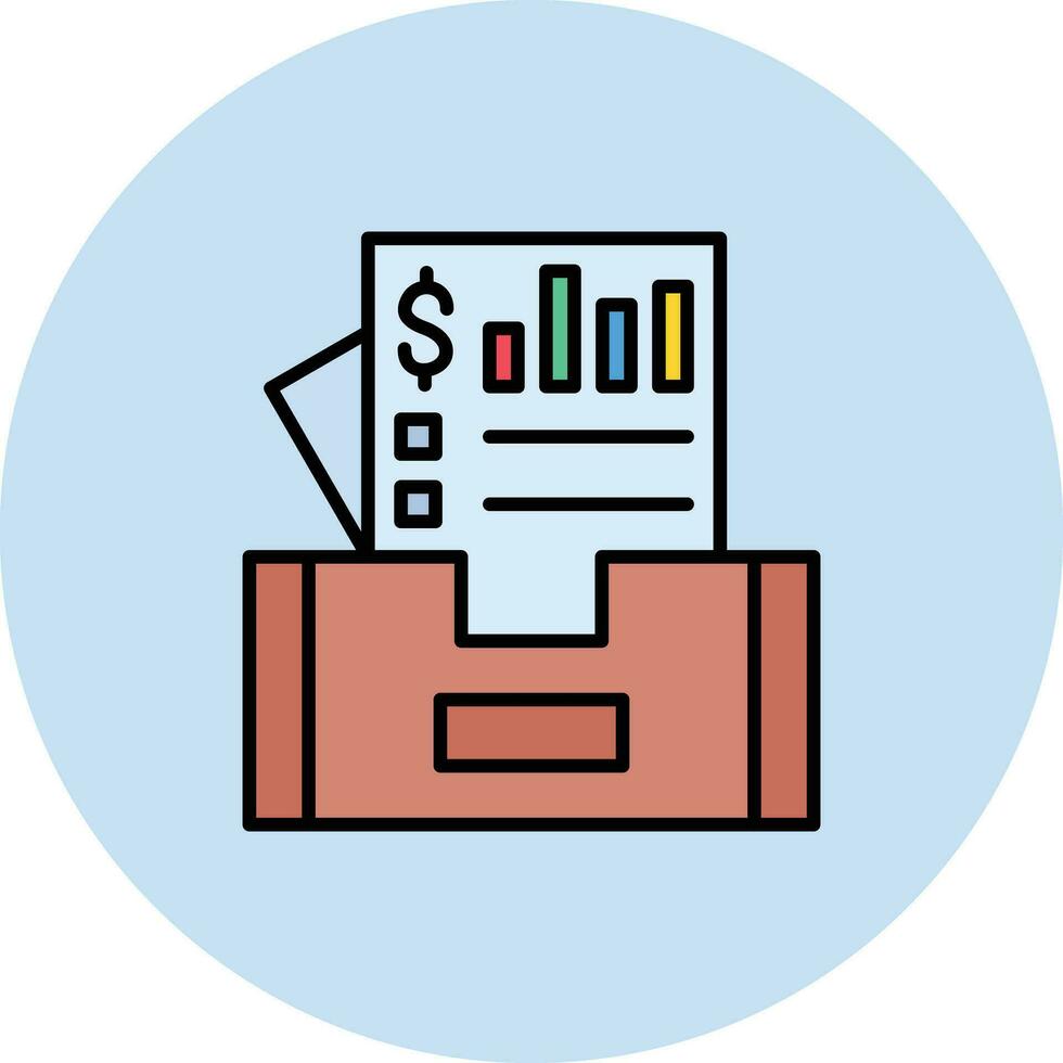 Documents Box Vector Icon