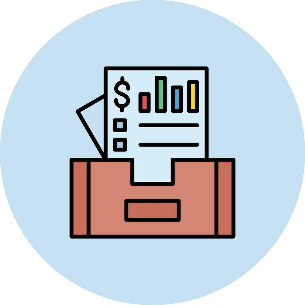 Documents Box Vector Icon