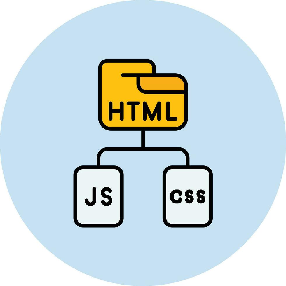Html Js Css Vector Icon