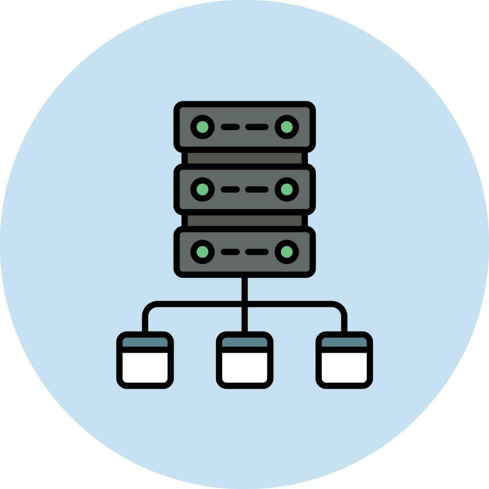 Data Modeling Vector Icon