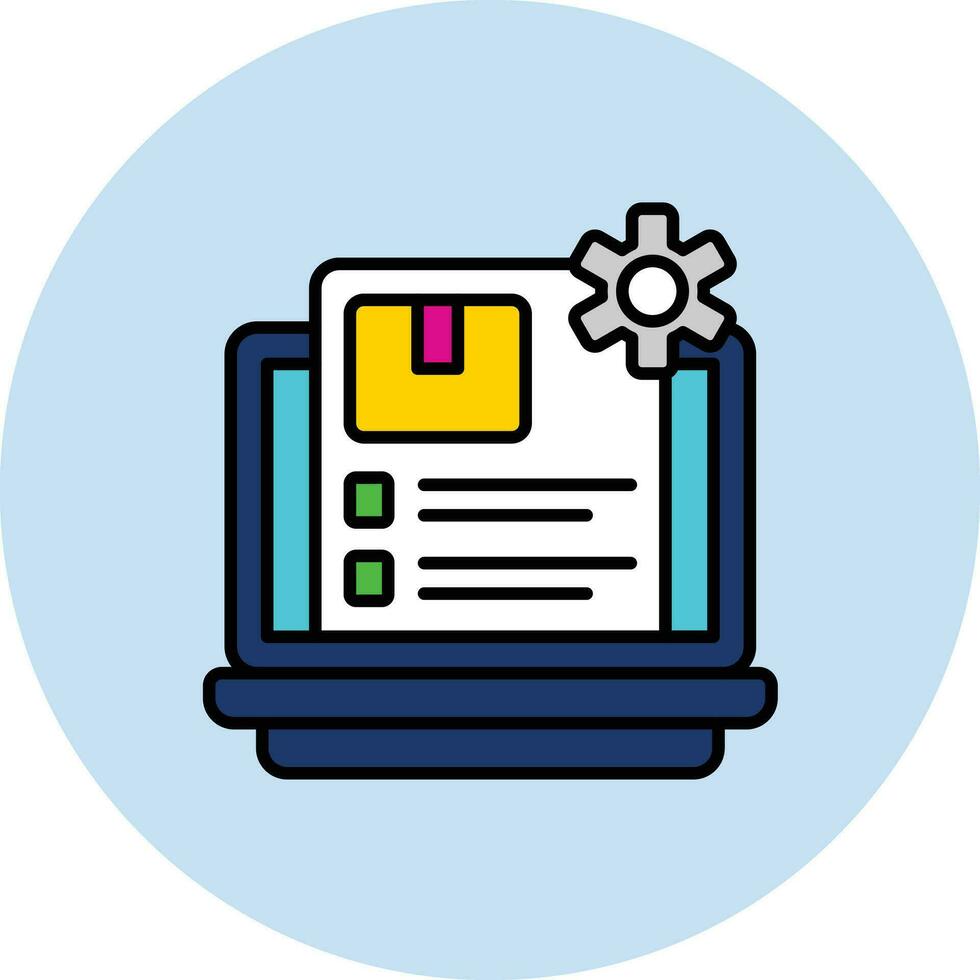 Content Management System Vector Icon