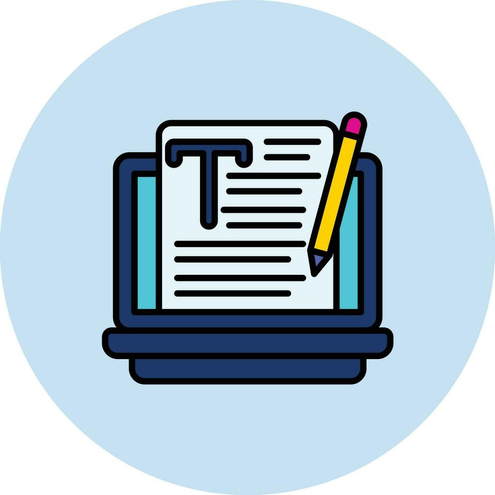 Copywriter Vector Icon