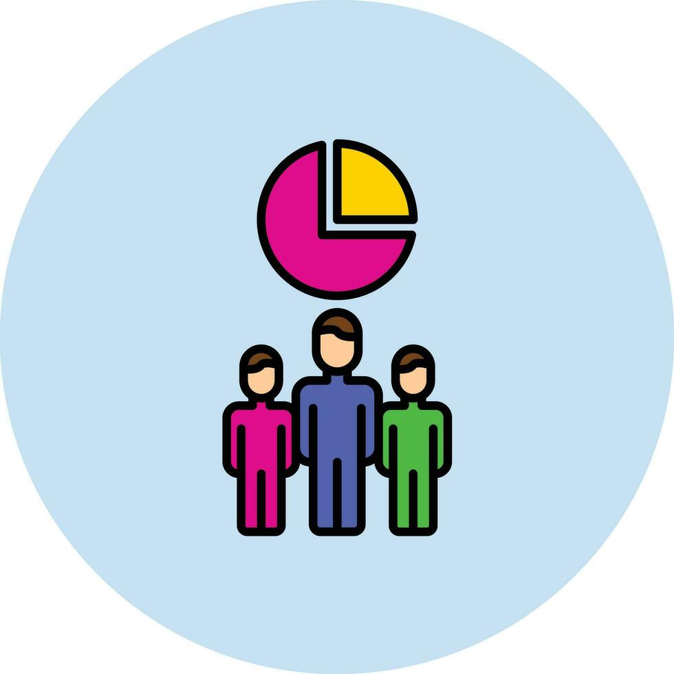 Market Segment Vector Icon