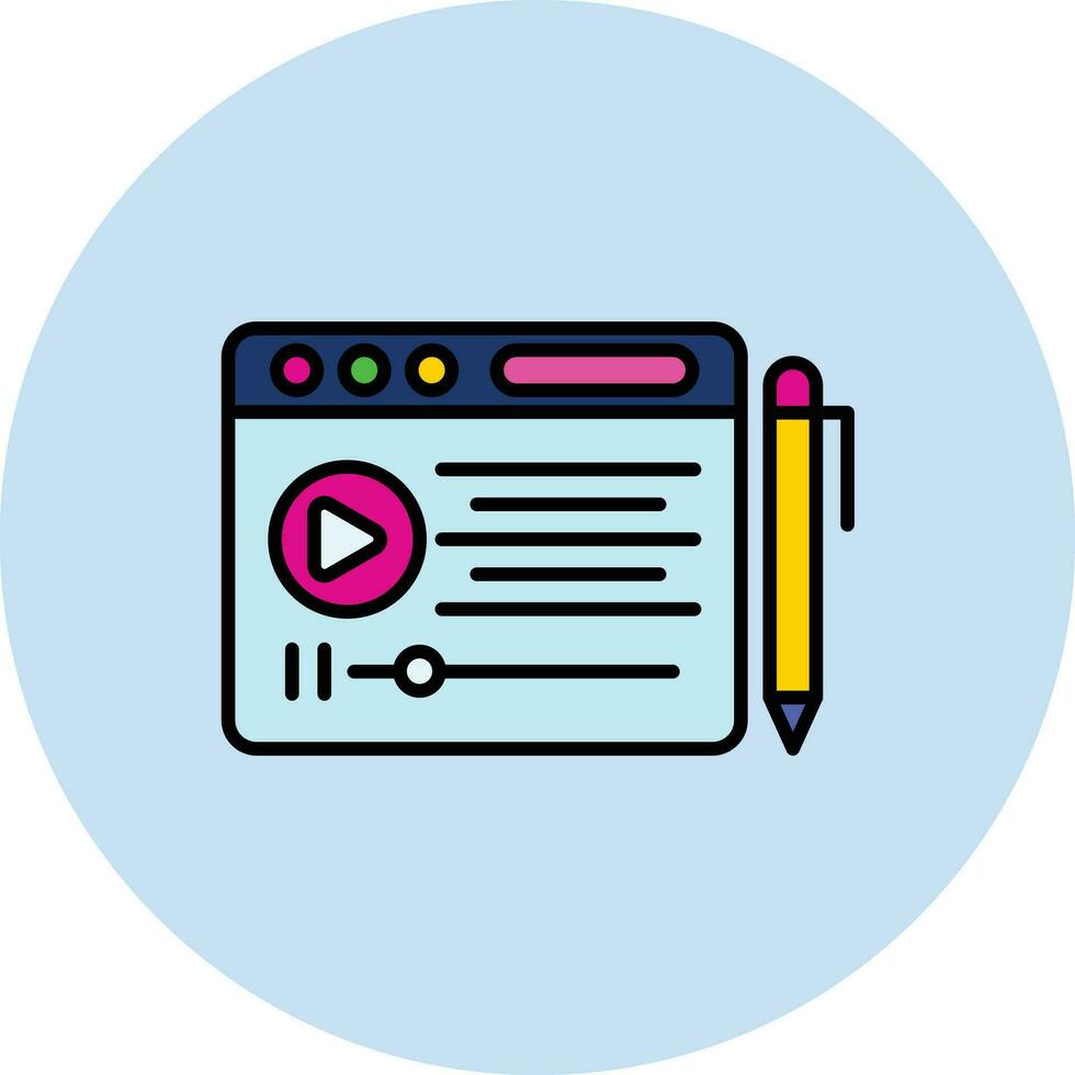 Post Script Vector Icon