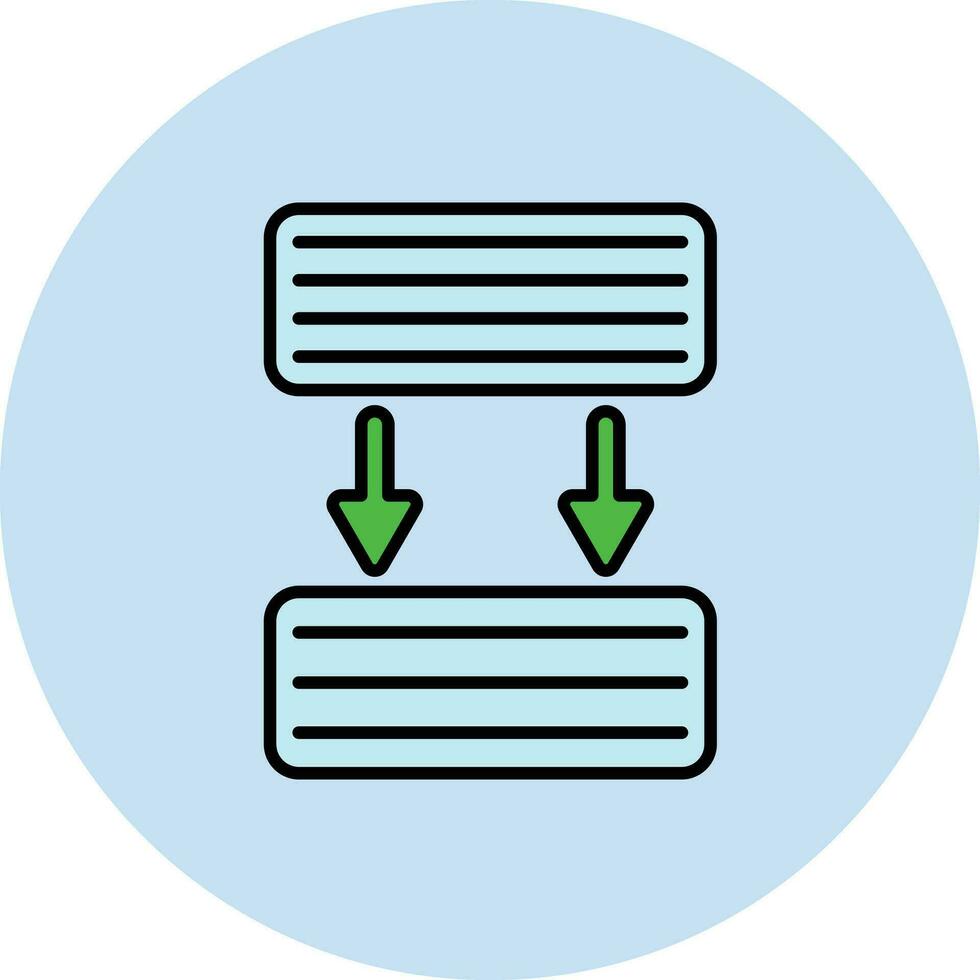 Sentence Length Vector Icon