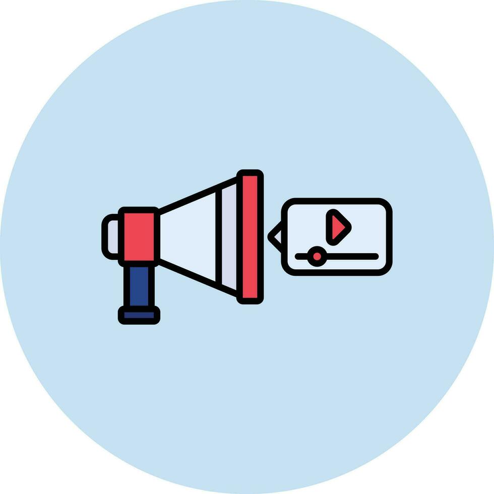 Video Marketing Vector Icon