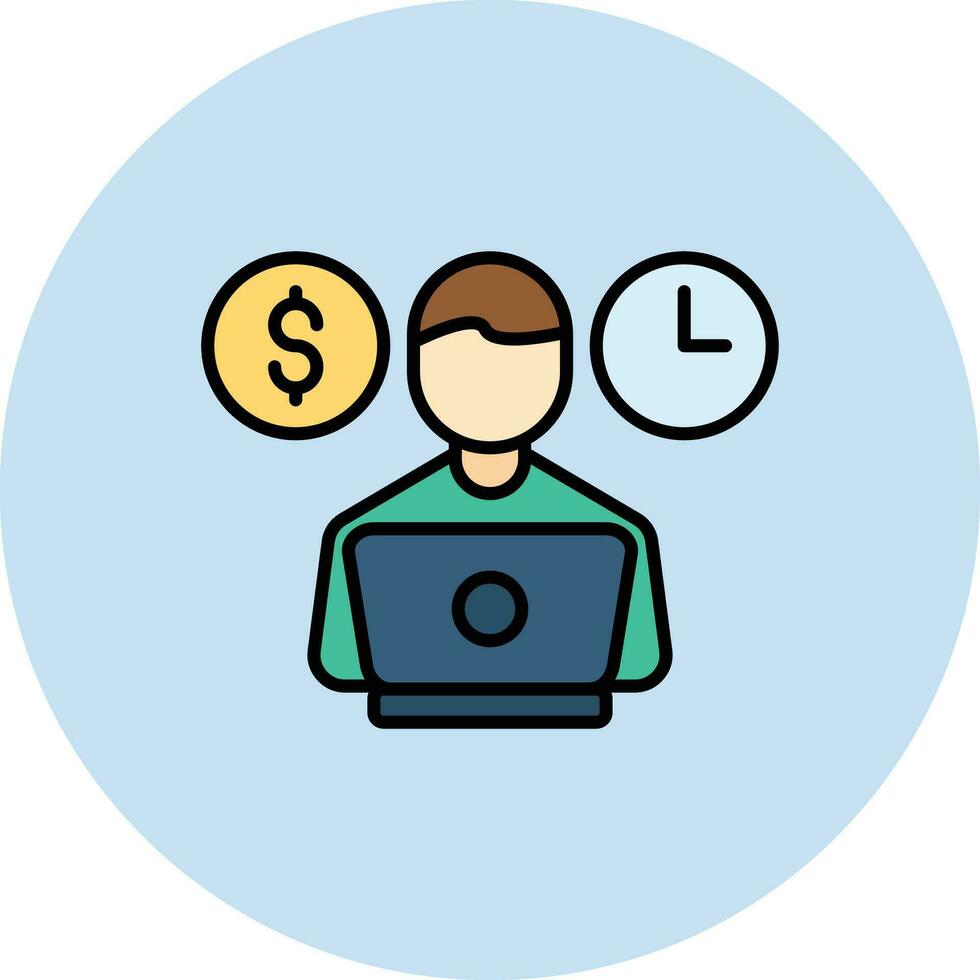 Freelancing Vector Icon