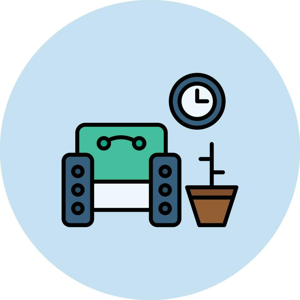 House Sitting Vector Icon
