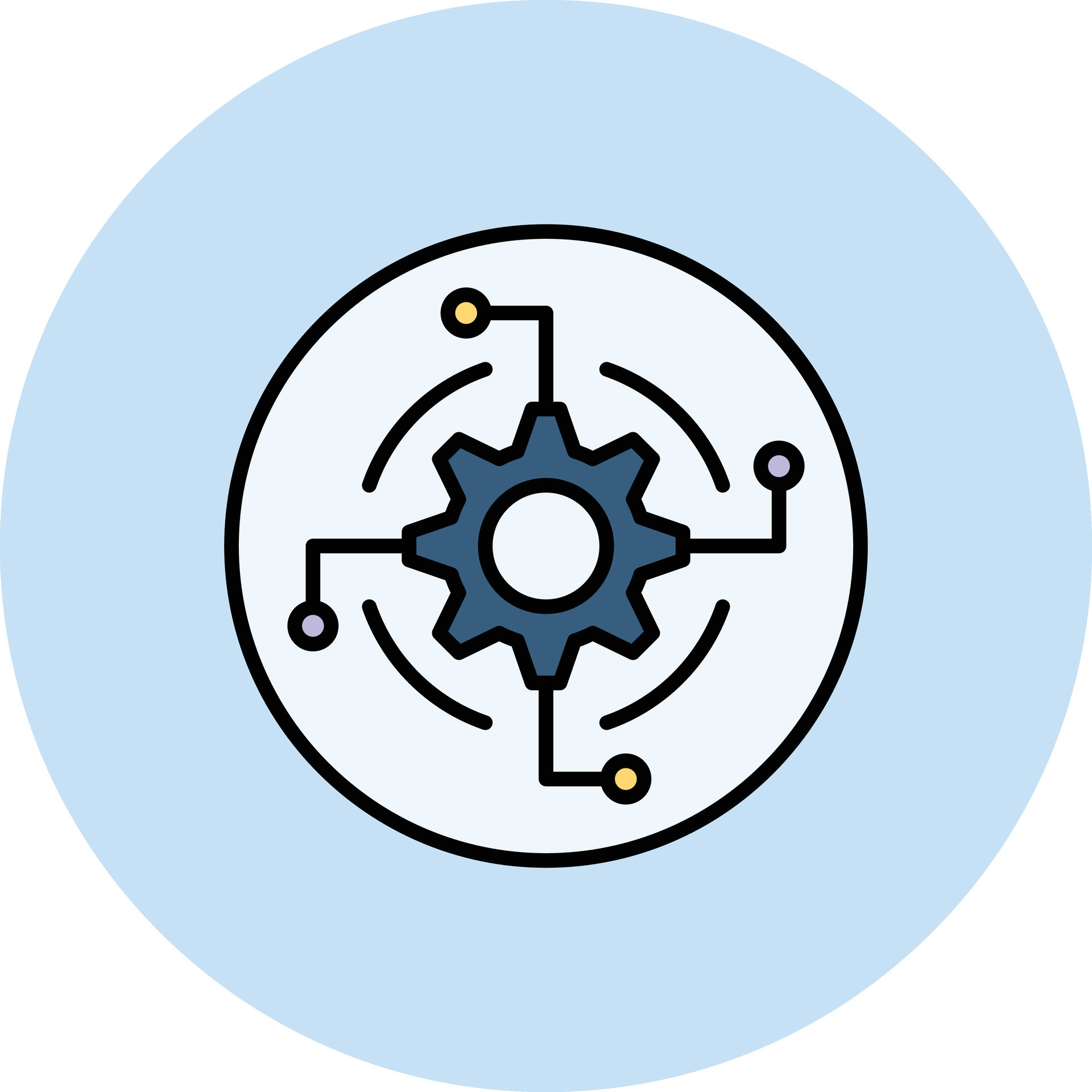 Business Automation Vector Icon 33186512 Vector Art at Vecteezy