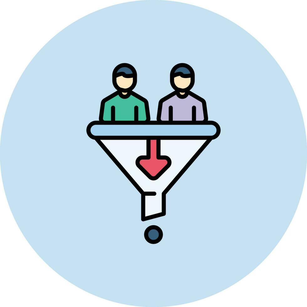 Sales Funnel Strategist Vector Icon