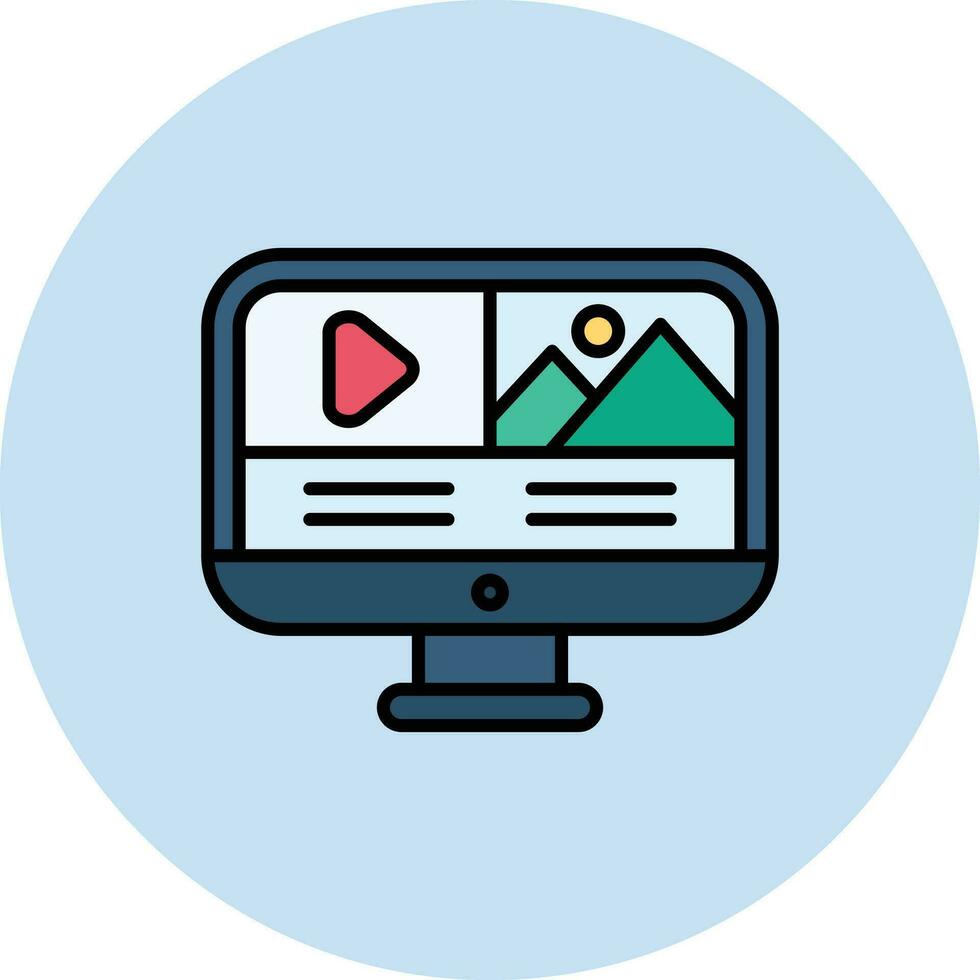 Video Editor Vector Icon