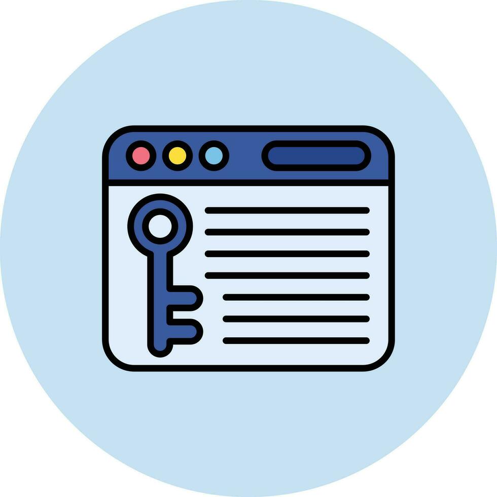 Keyword Density Vector Icon