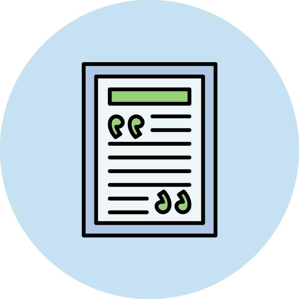 Quotes Vector Icon