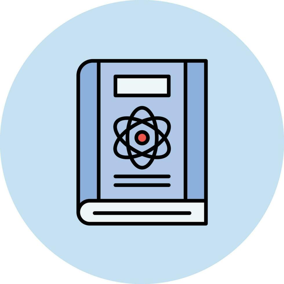 Physics Book Vector Icon