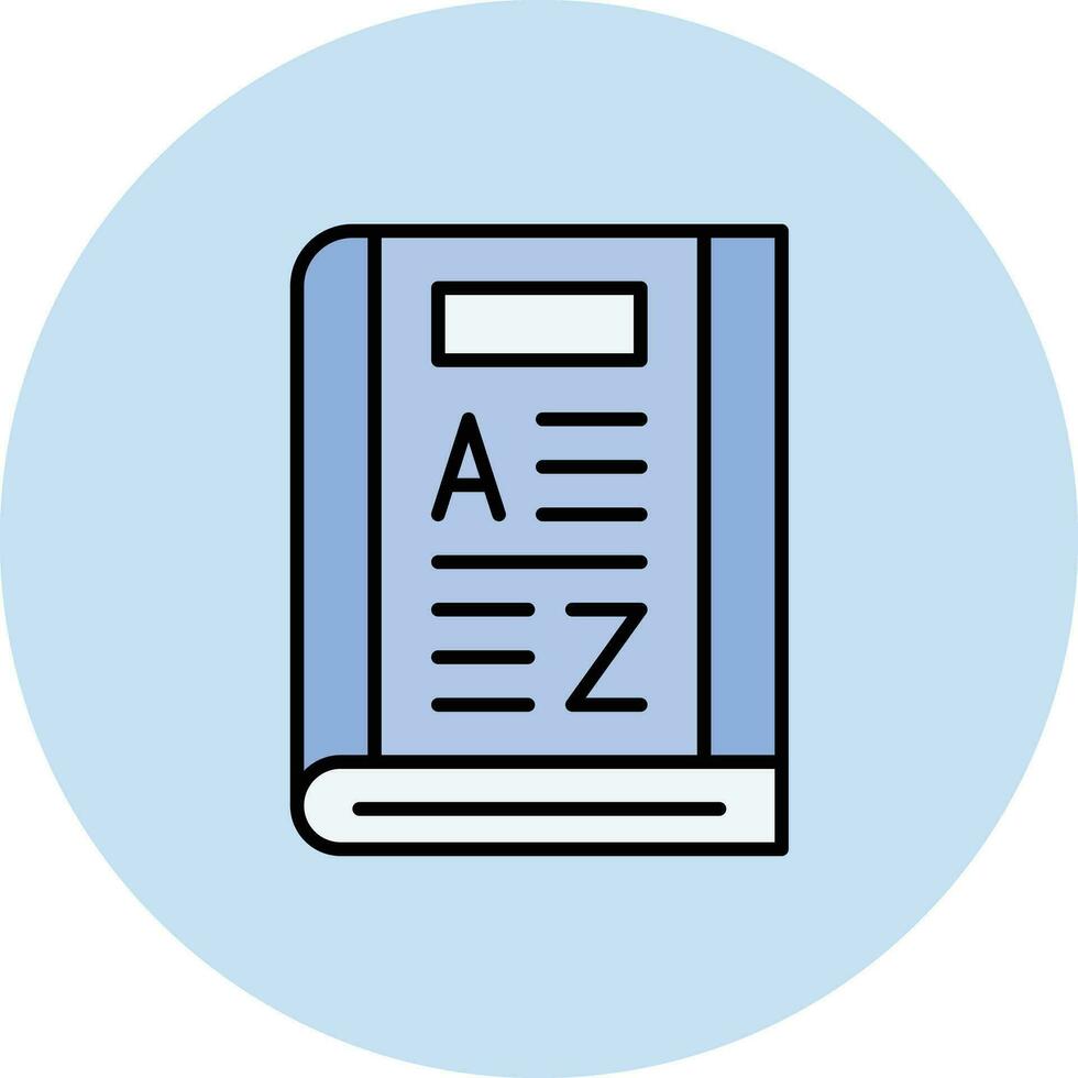 Dictionary Vector Icon