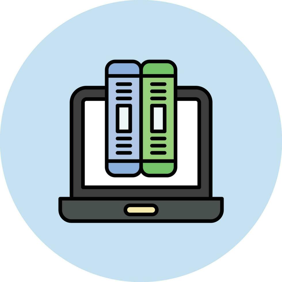 Online Library Vector Icon