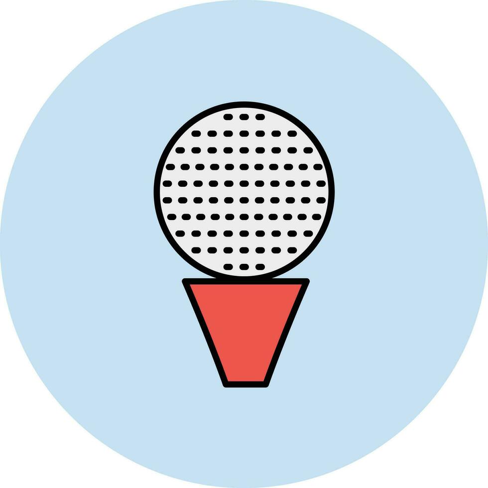 icono de vector de golf