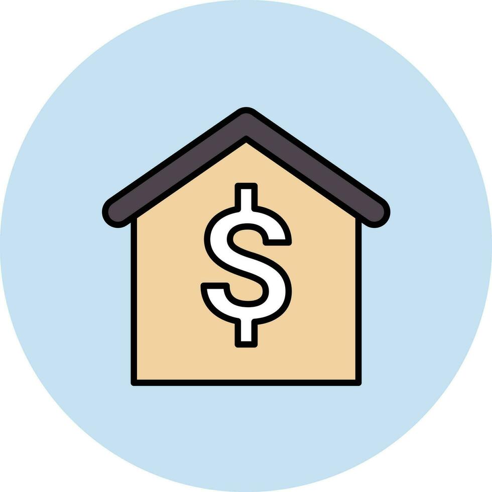 House Price Vector Icon