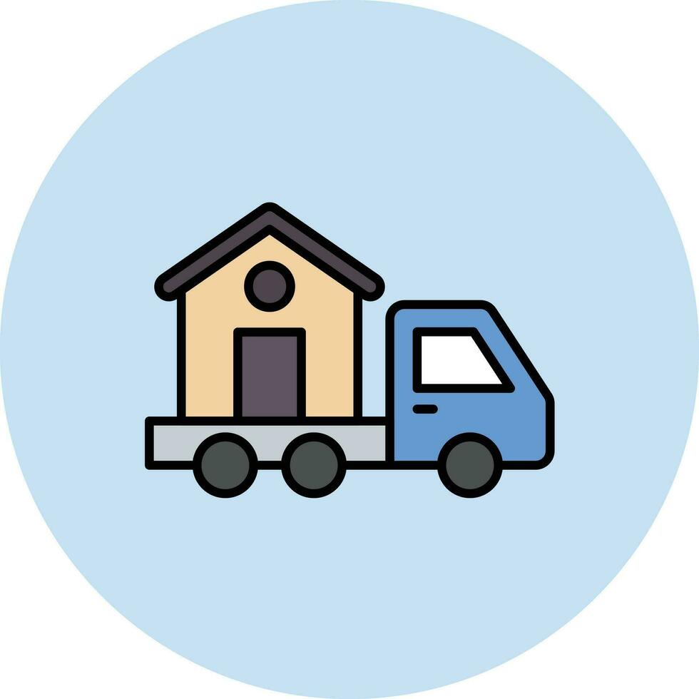 House Relocation Vector Icon