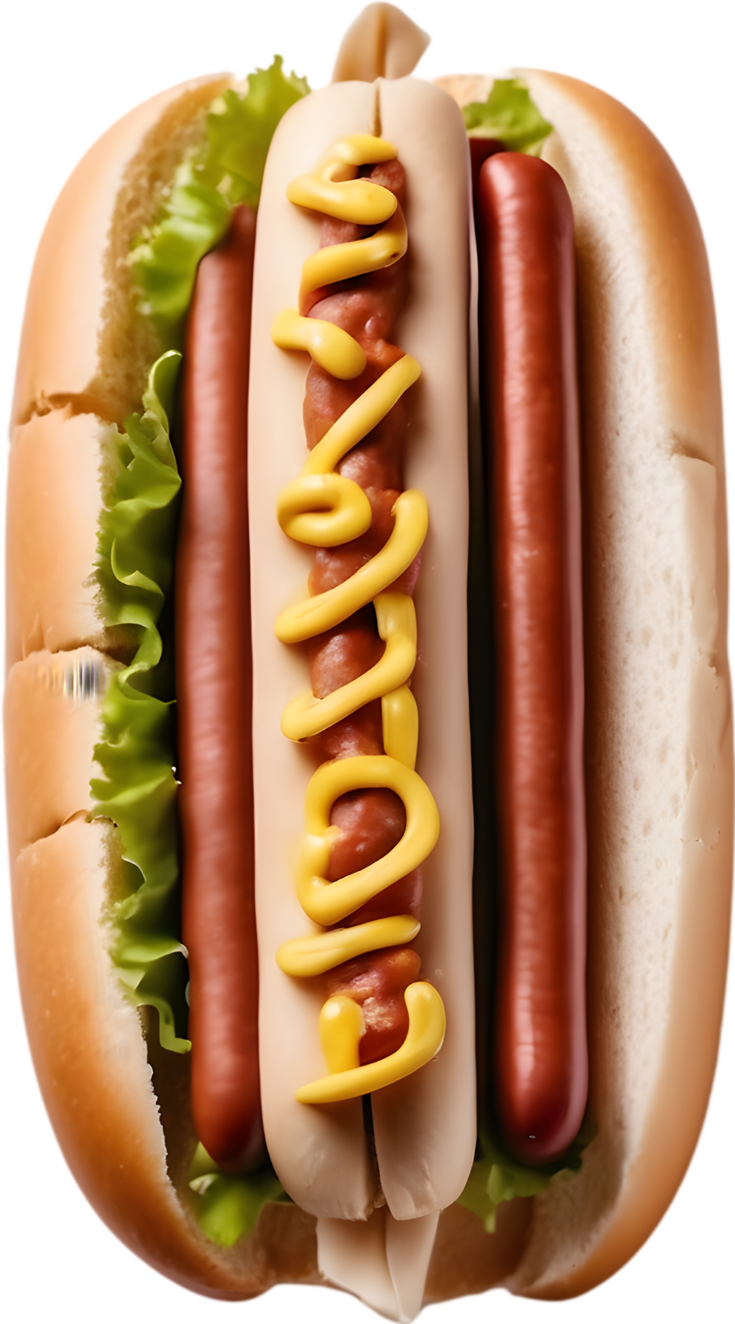 AI generative ,Hotdog, Hot dog, Frankfurter, Sausage, Grilled hotdog 33186901 PNG