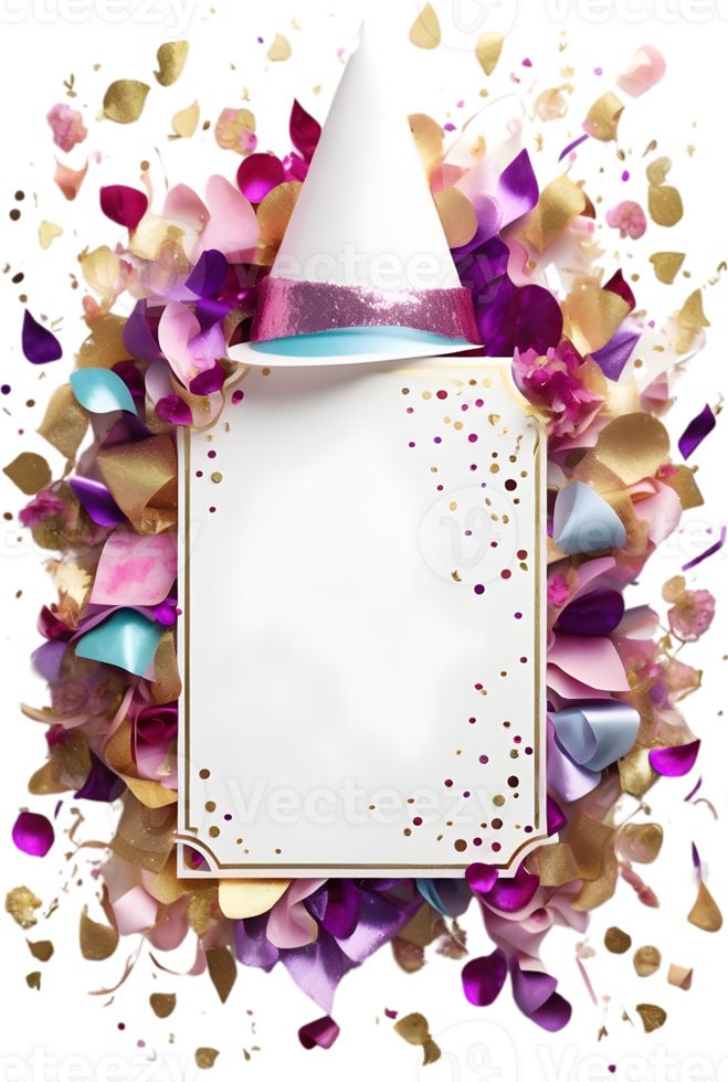 Greeting card, New Year's greeting card, Handmade greeting card ai generative png