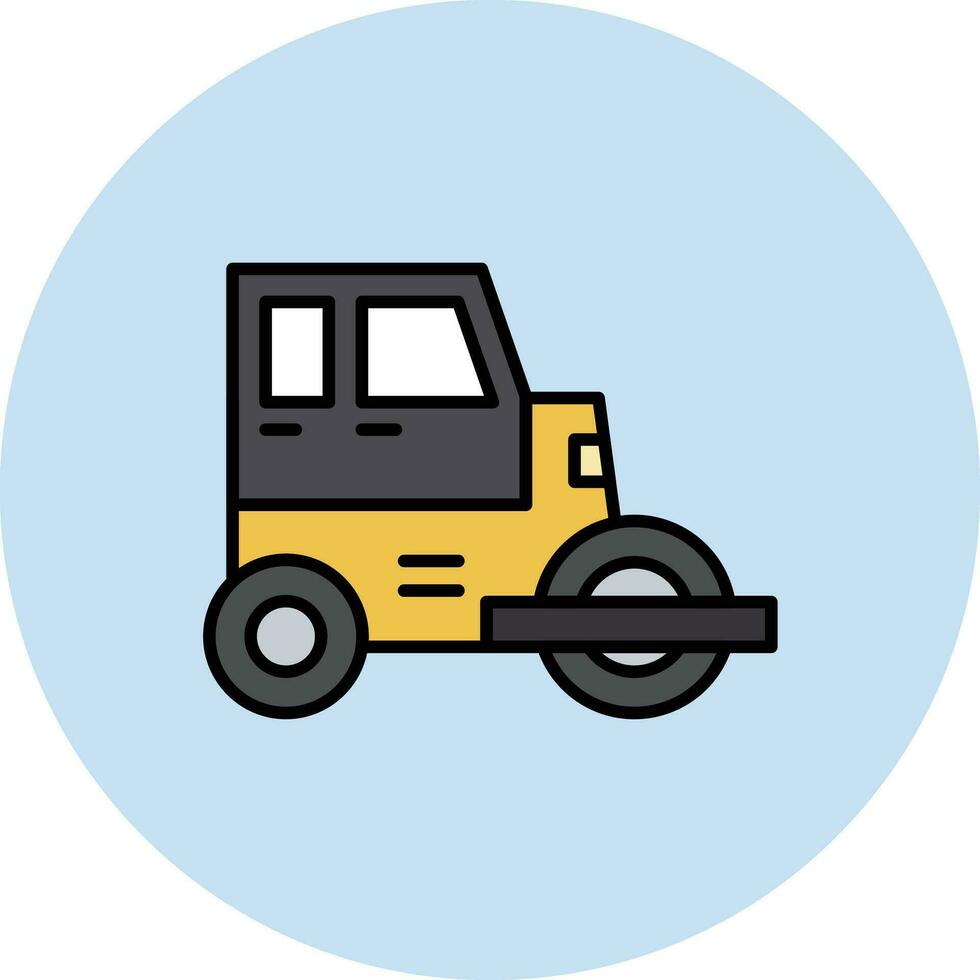 Road Roller Vector Icon