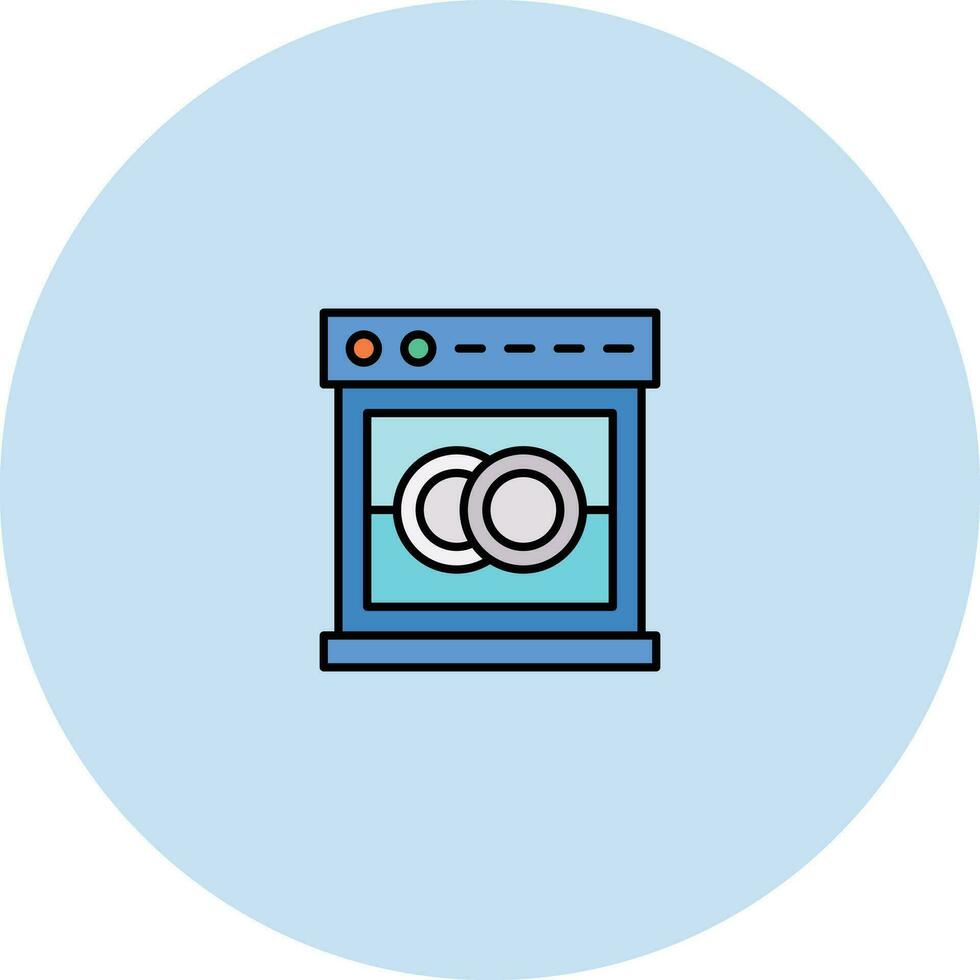 Dishwasher Vector Icon