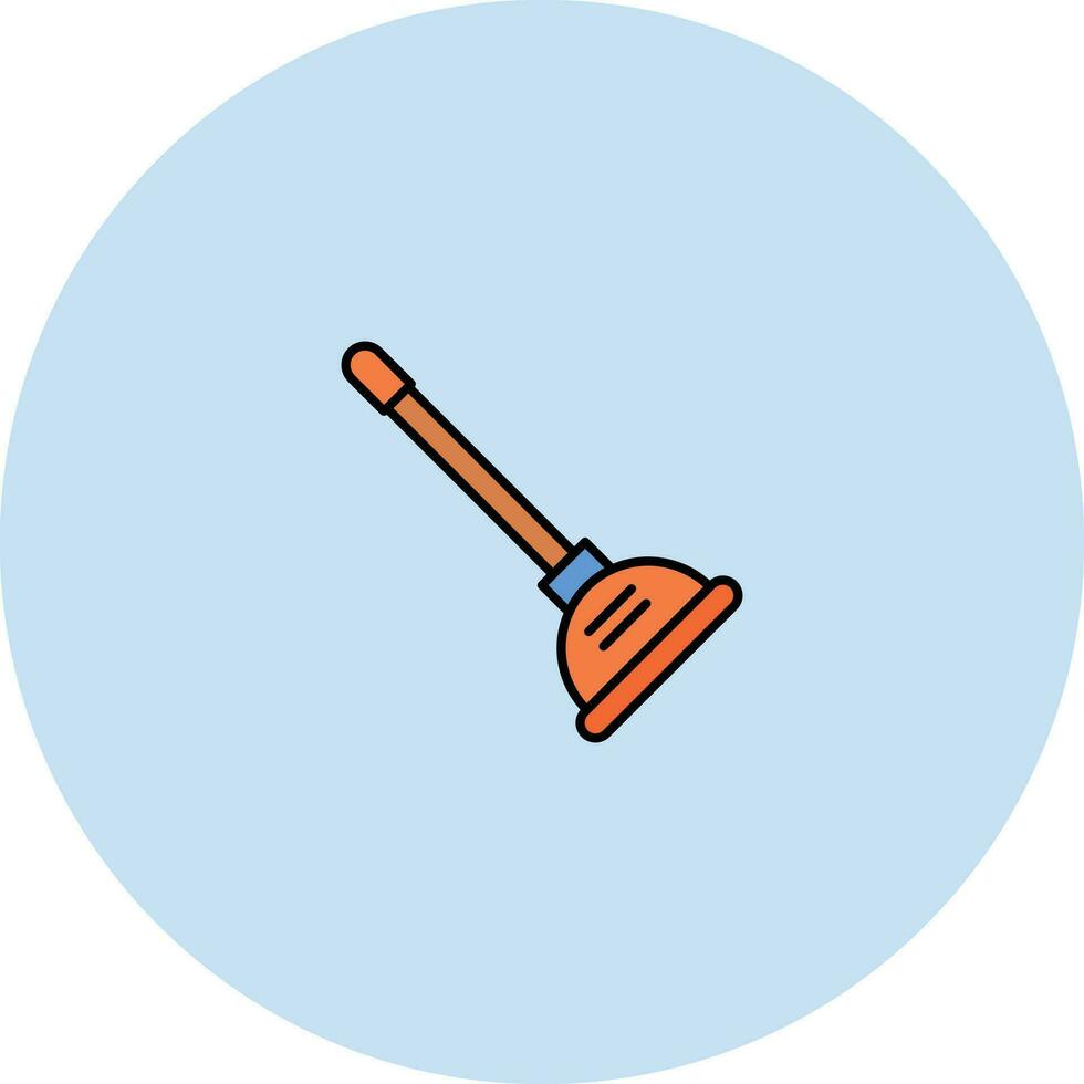 Plunger Vector Icon