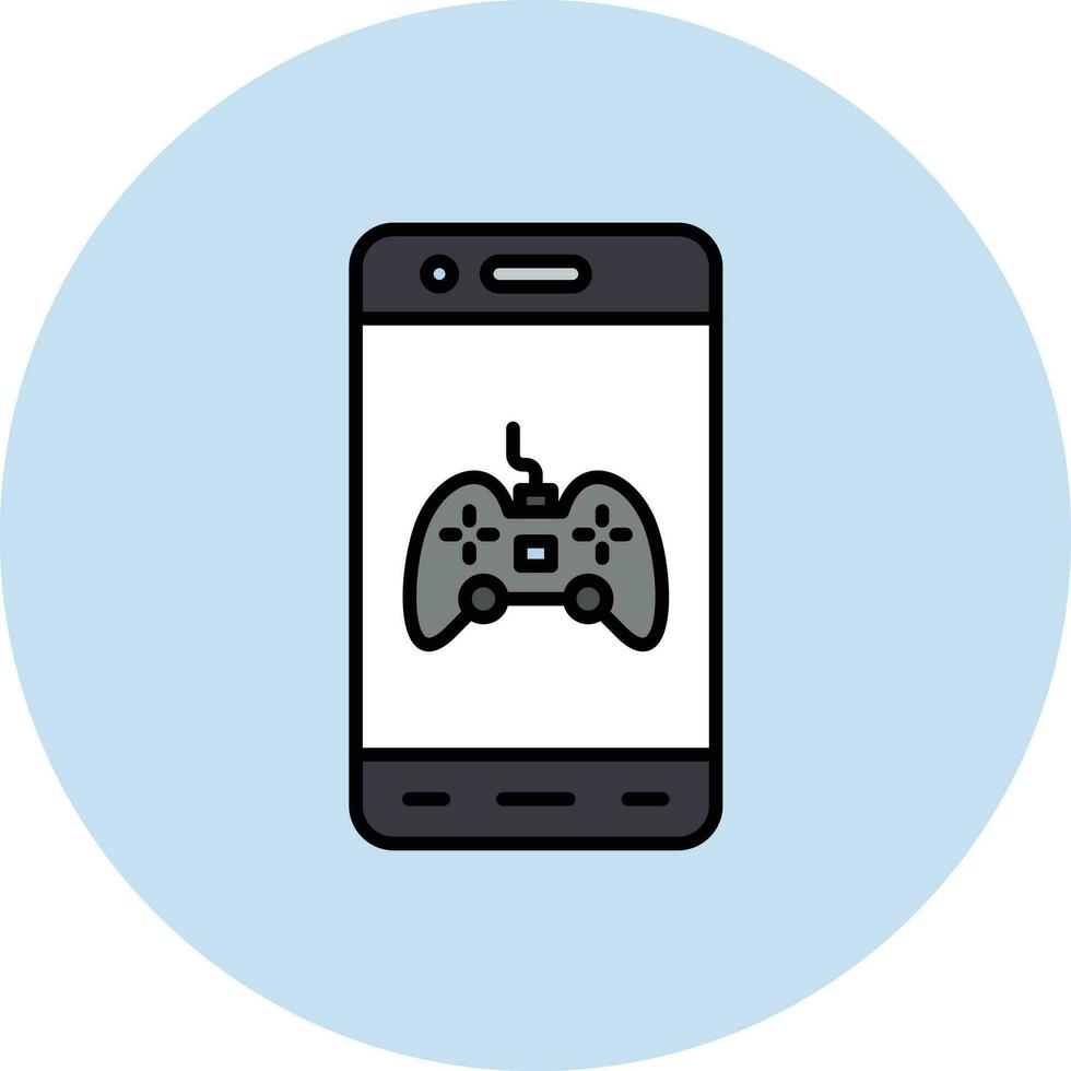 Mobile Game Vector Icon