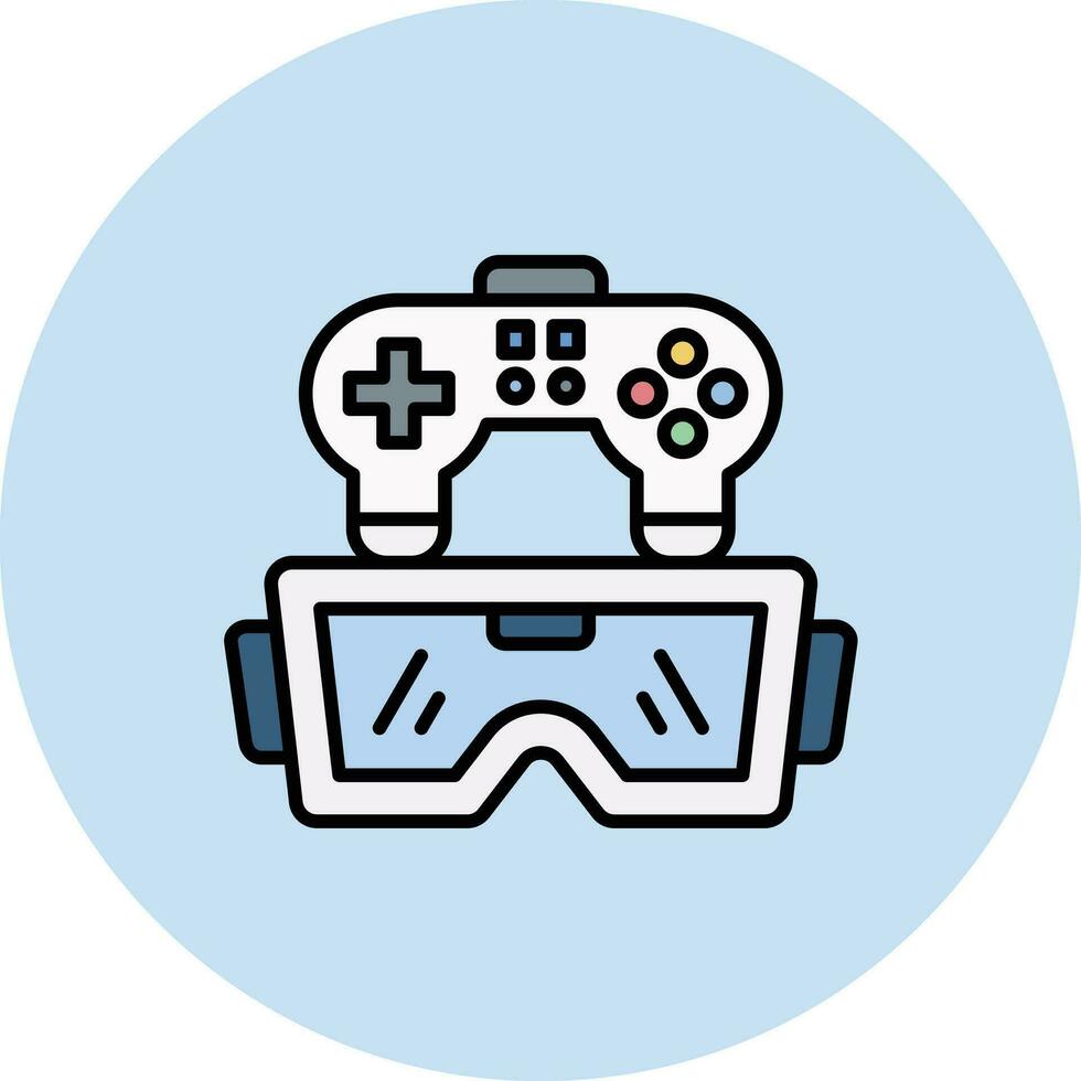 Vr Game Vector Icon