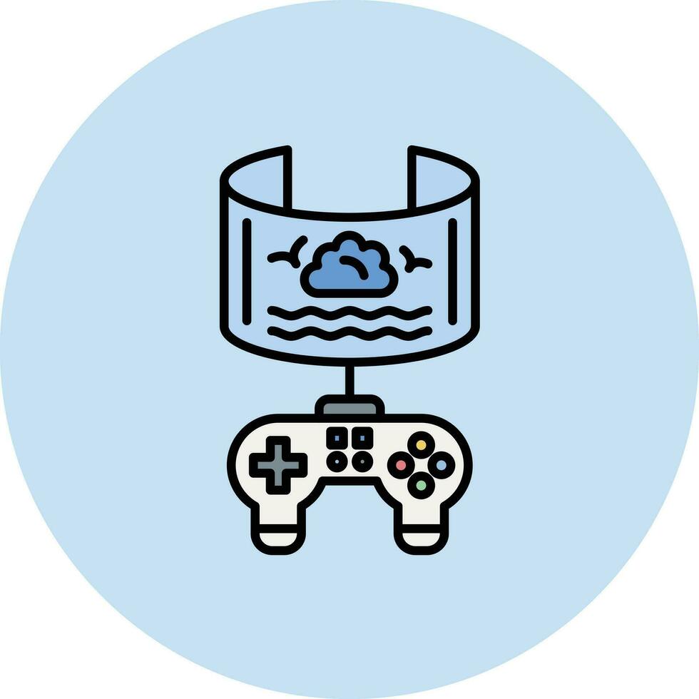 Vr Gaming Vector Icon