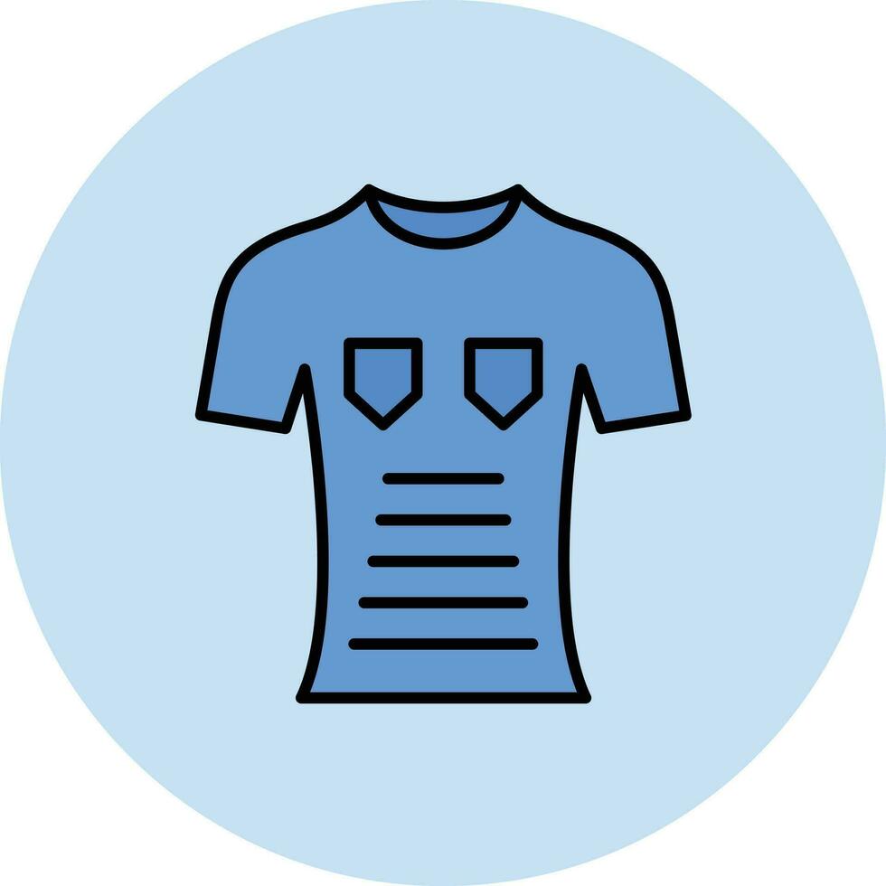 icono de vector de camiseta