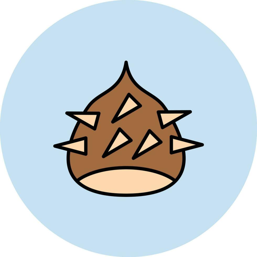 Chestnut Vector Icon