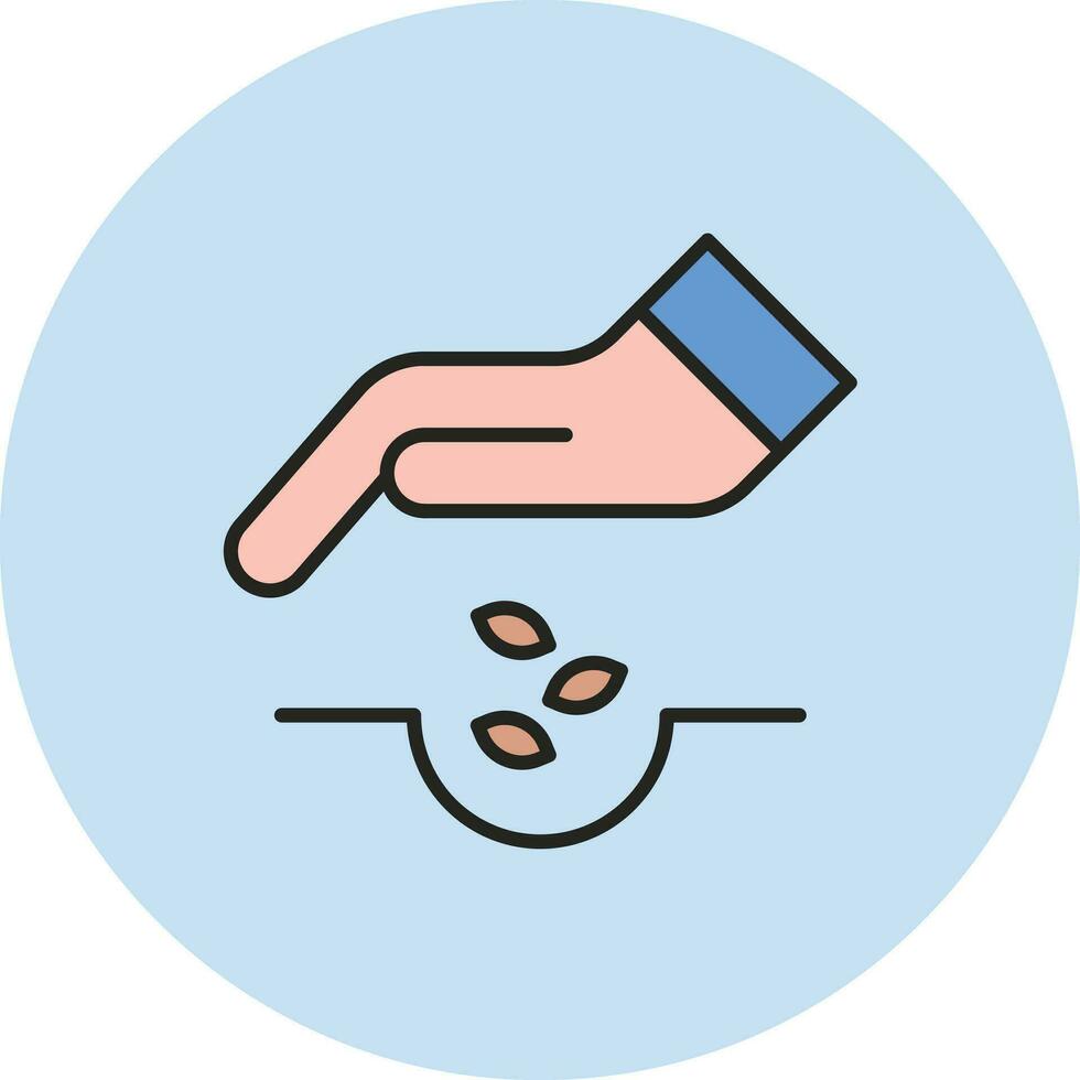 Seeding Vector Icon