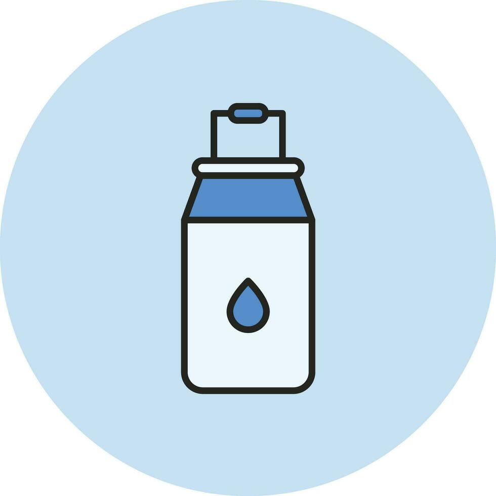 Milk Bucket Vector Icon