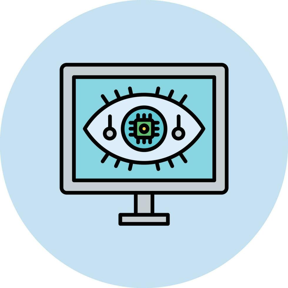 Computer Vision Vector Icon