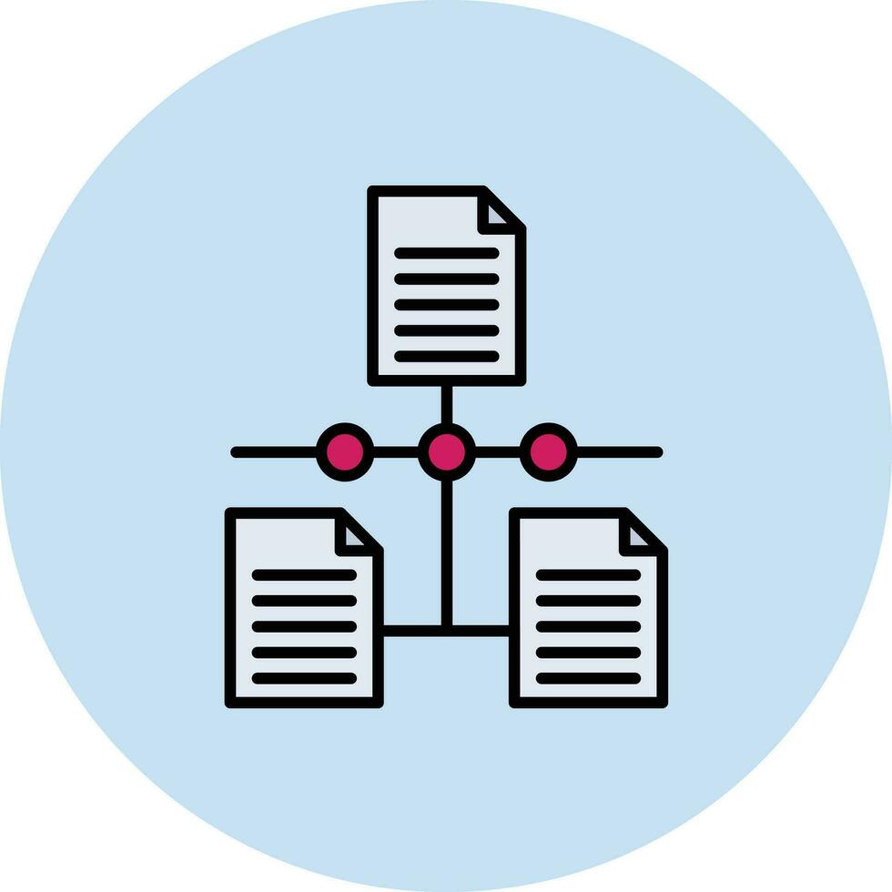 Linked Data Vector Icon