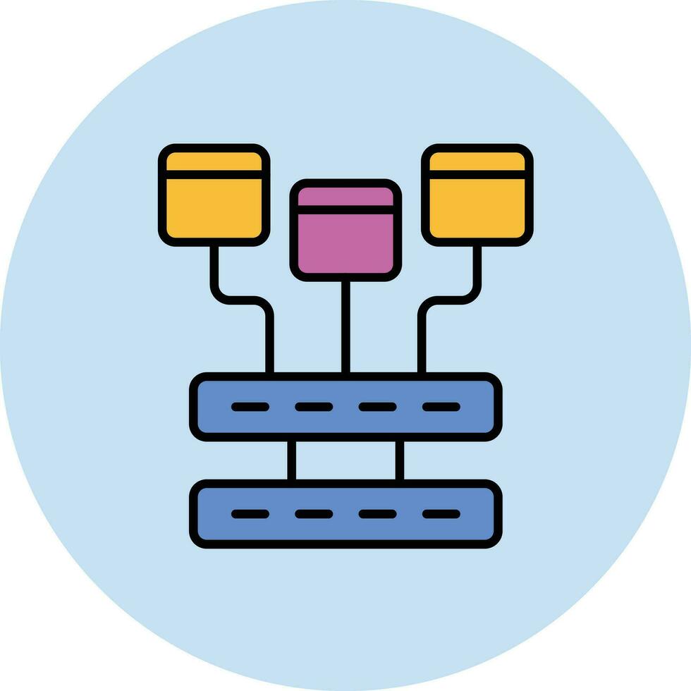 Data Modelling Vector Icon
