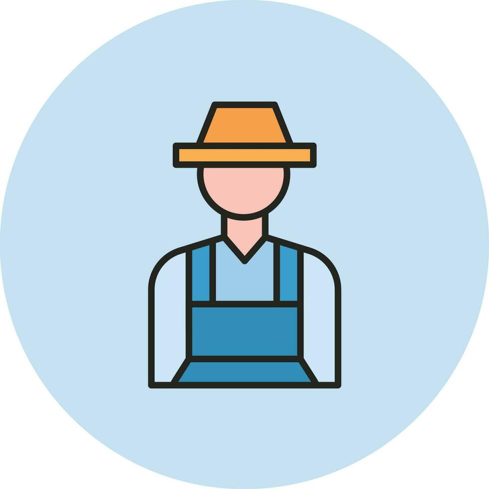 Farmer Vector Icon