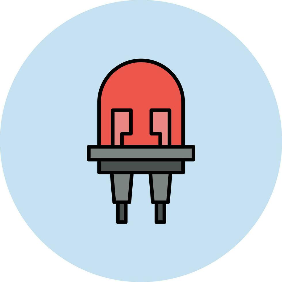 Light Emitting Diode Vector Icon